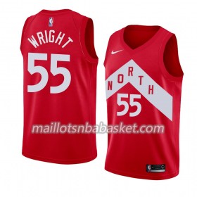 Maillot Homme Toronto Raptors Delon Wright 55 2018-19 Nike Rouge Swingman